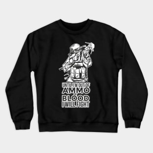 armor I will fight Crewneck Sweatshirt